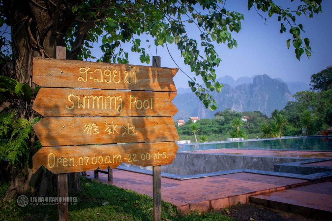 Lisha Garden Resort Hotel Vang Vieng Exterior foto