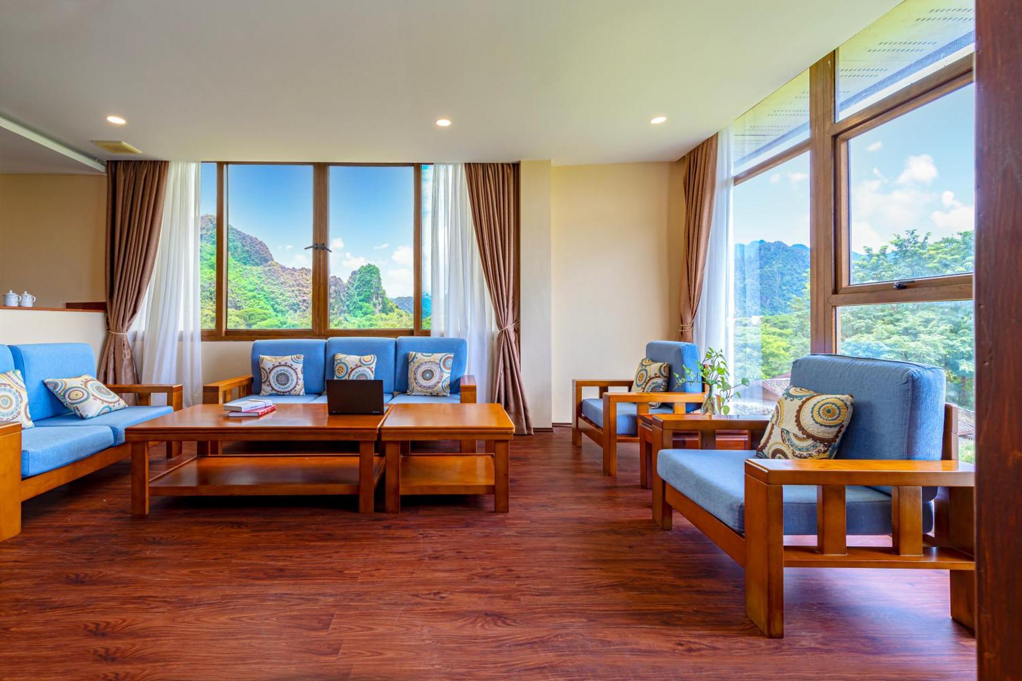 Lisha Garden Resort Hotel Vang Vieng Exterior foto