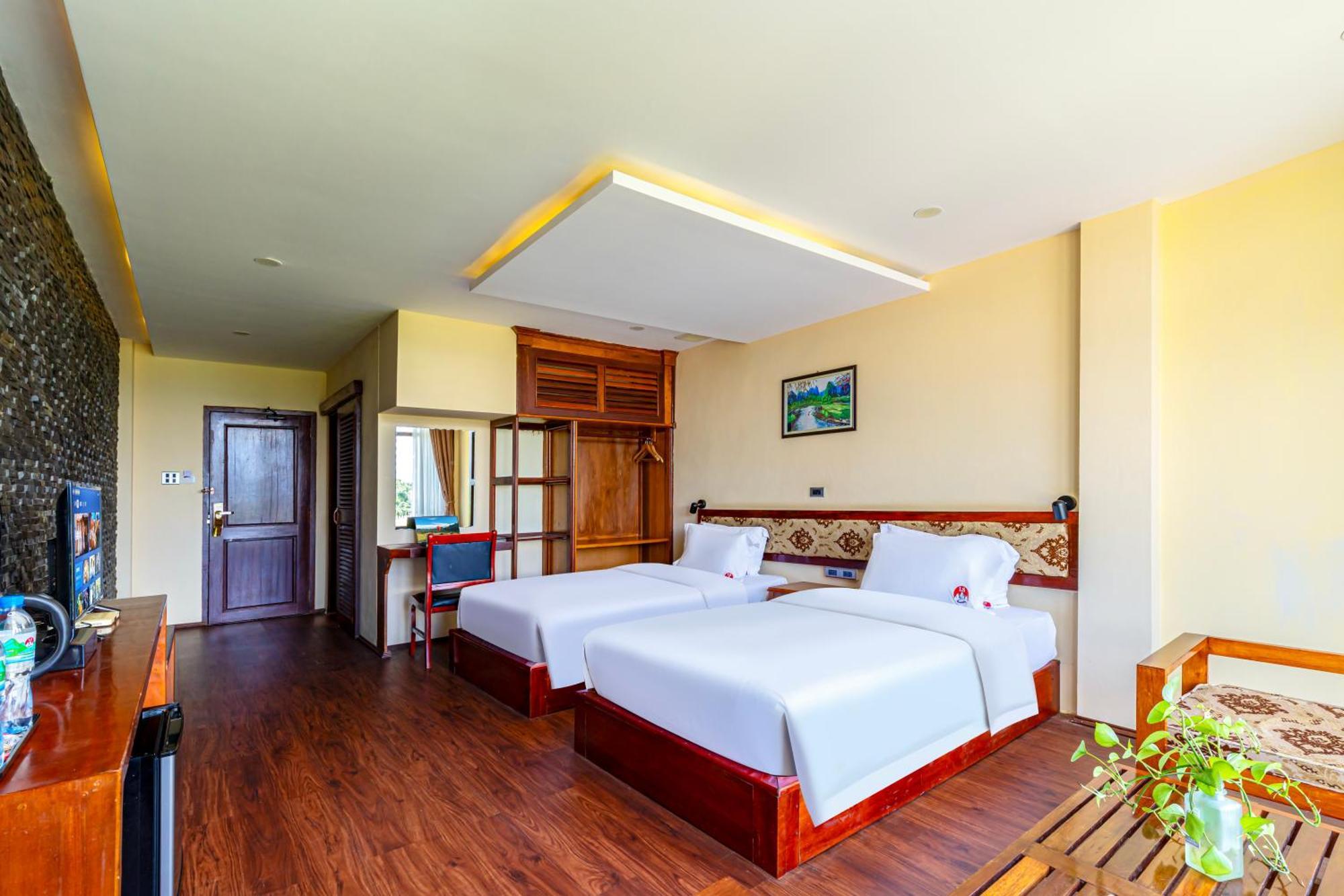 Lisha Garden Resort Hotel Vang Vieng Exterior foto